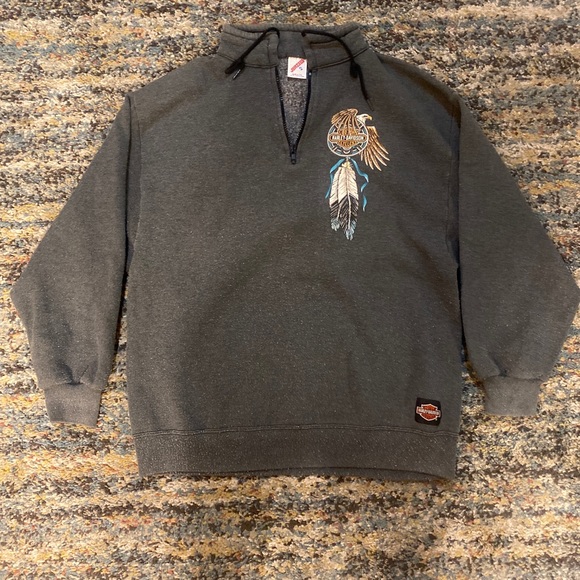 Harley-Davidson | Sweaters | Vintage Harley Davidson Jerzees Tag